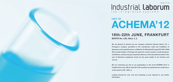 Convite Industrial Laborum - Achema 2012