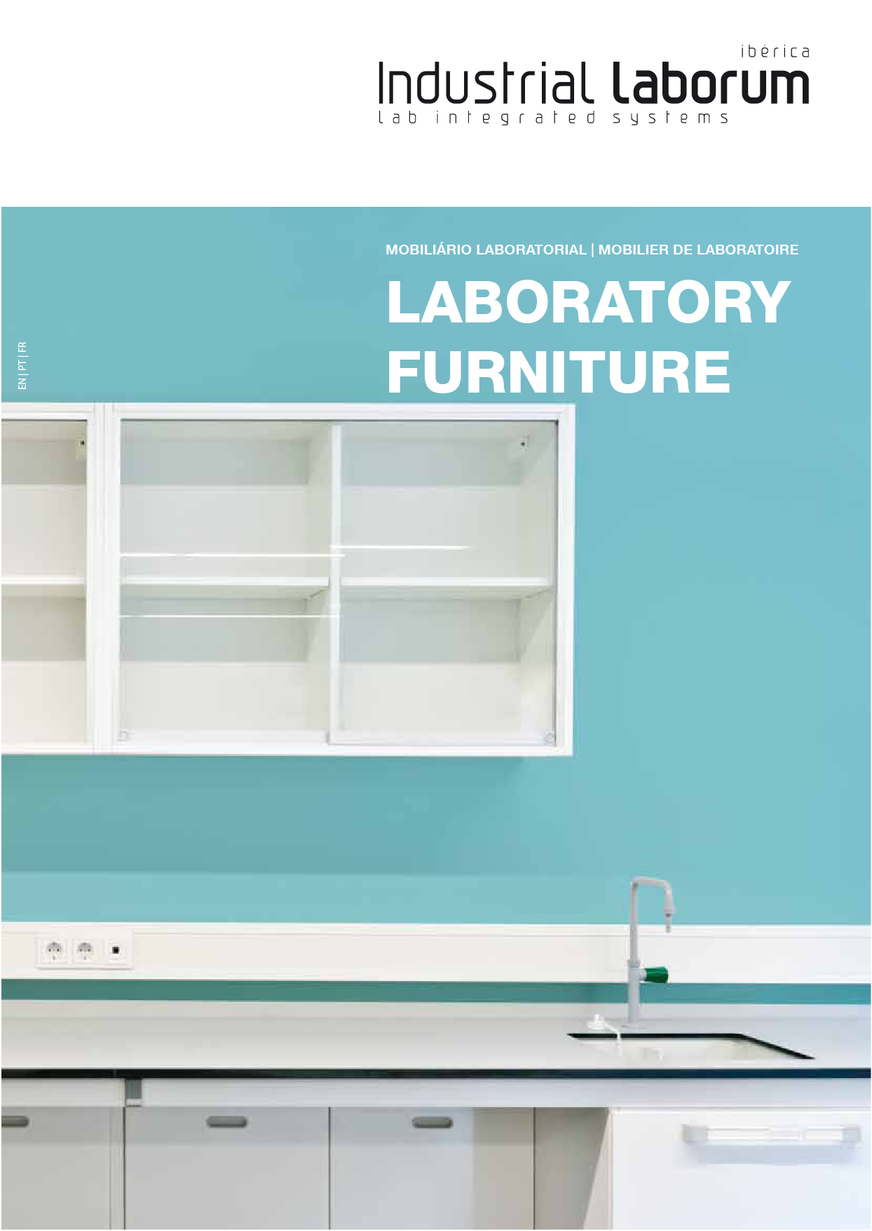 Catálogo de mobiliário de laboratório Industrial Laborum Ibérica