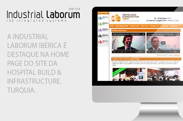 Destaque Industrial Laborum na Feira Hospital Build 2013 Turquia