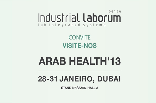 Convite Induustrial Laborum - Arab Health 2013