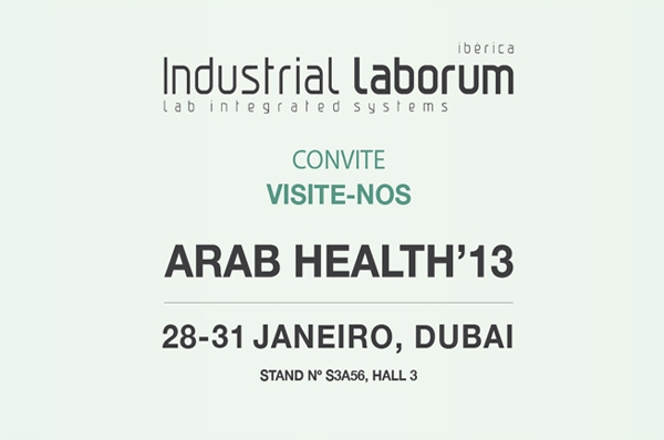 Convite Induustrial Laborum - Arab Health 2013